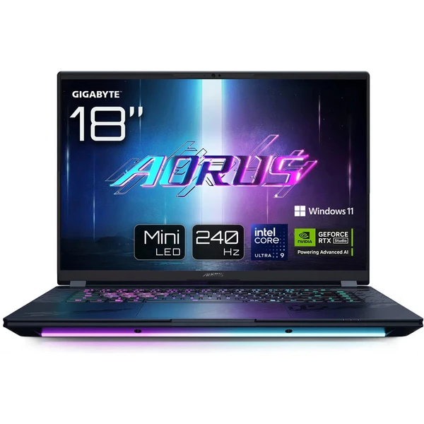 GIGABYTE AORUS MASTER 18 (BZHC6CZD45SP) RTX 5090 čierny - Notebooky - Hlavný obrázok