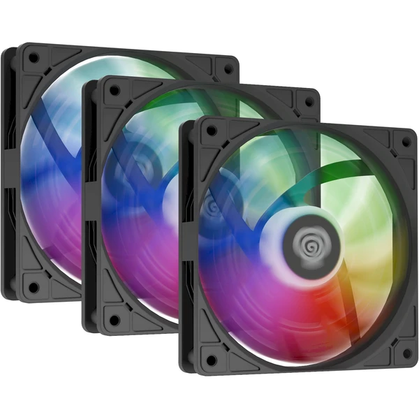 Genesis OXAL 120 ARGB čierny 3-PACK - Ventilátory pre PC - Obrázok FC4J000K01