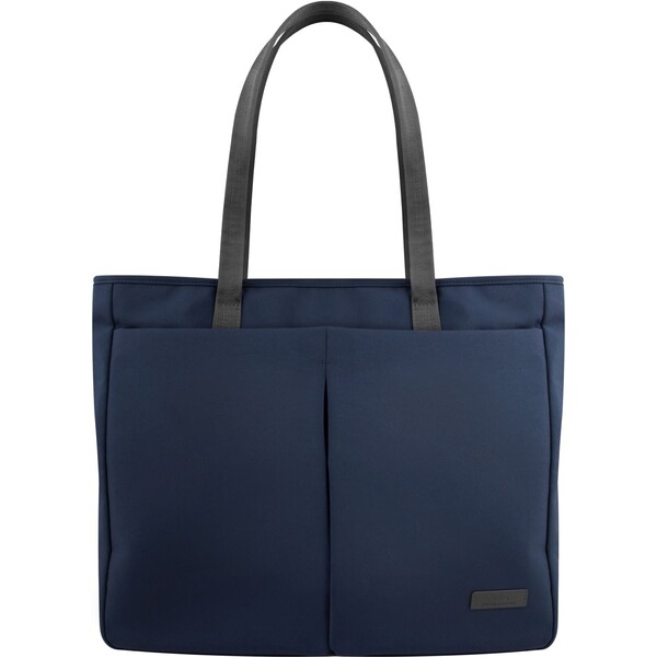 UNIQ HAVA RPET FABRIC TOTE BAG (UP TO 14") - INDIGO BLUE (INDIGO BLUE)