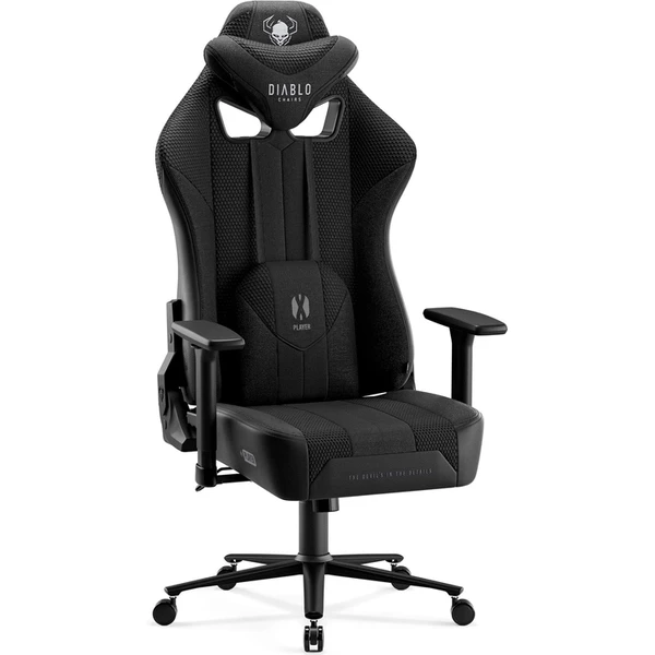Diablo X-Player 2.0 King Size látková herná stolička čierna - Stoličky - Obrázok FDCG000K01