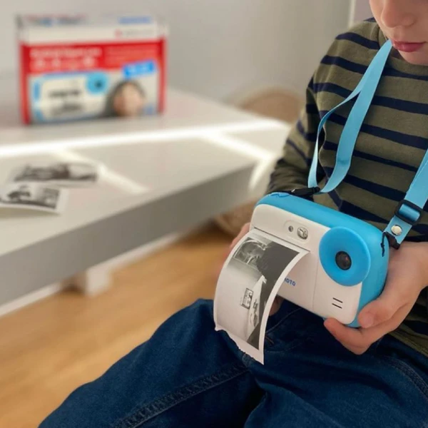 AgfaPhoto Realikids Instant Cam detský fotoaparát modrý - Fotoaparáty - Obrázok FDCL000K01
