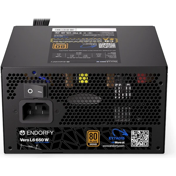 Endorfy Vero L6 Bronze 650W  - Zdroje - Obrázok FE0M000K01
