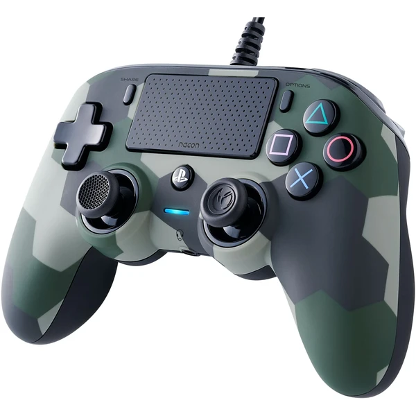 Nacon Gamepad Compact Controller Camo Green (PS4) - Herné ovládače - Obrázok FEOI100201