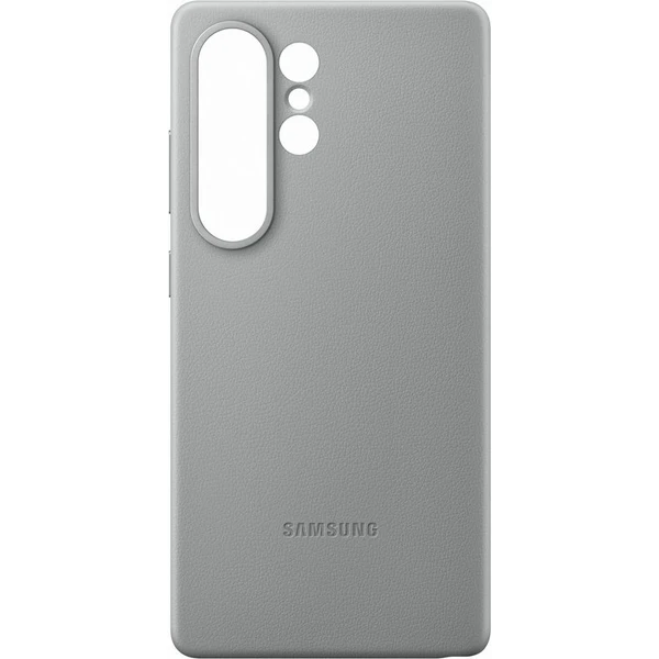 Samsung Kindsuit Case kryt z vegánskej kože Galaxy S25 Ultra šedý - Puzdra - Obrázok FFCC000J01