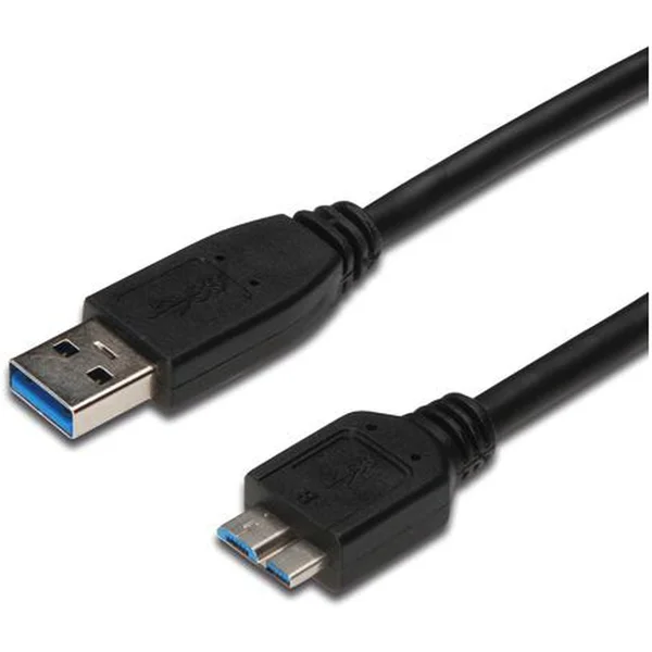 PremiumCord USB-A/MicroUSB-B kábel 1m čierny - Káble a redukcie - Hlavný obrázok