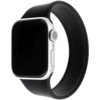 FIXED prevliekací silikónový remienok Apple Watch 38/40mm XL čierny - Remienky
