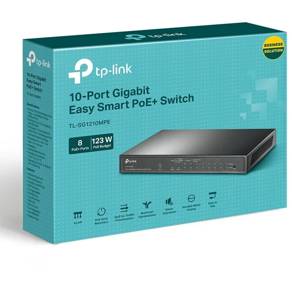 TP-LINK TL-SG1210MPE switch - Switche - Obrázok FFRJF00101