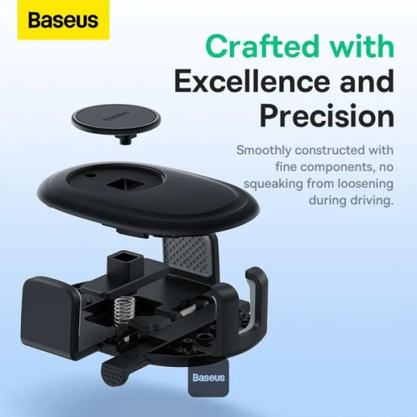 Baseus UltraControl Lite Series držiak do auta s prísavkou čierny - Držiaky - Obrázok FG9R000K01
