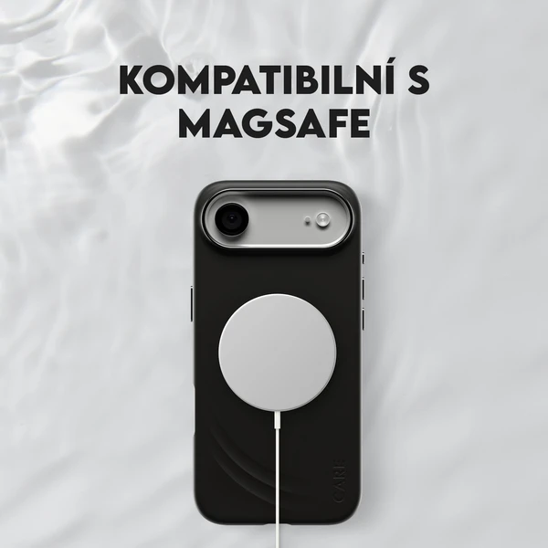 PanzerGlass® CARE Flow kryt s MagSafe Apple iPhone Air čierny - Puzdra - Obrázok FGDH000K01