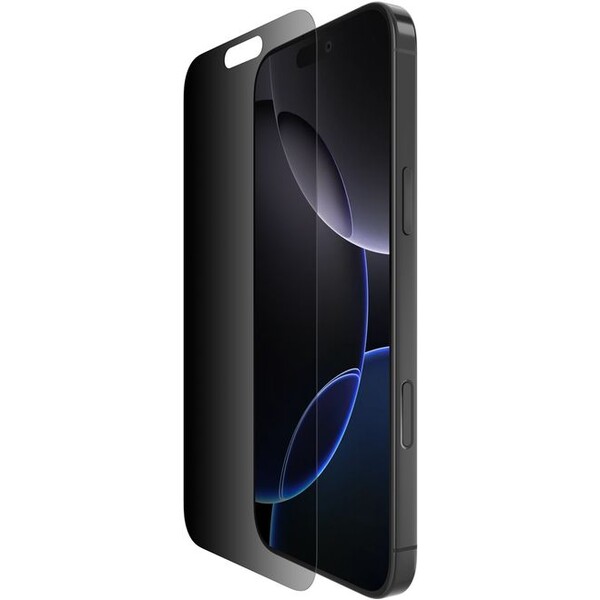 E-shop Belkin SCREENFORCE™ Invisiglass Privacy Anti-Microbial sklo iPhone 16 Pro Max