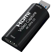 PremiumCord HDMI capture/grabber USB-A čierny - Záznamové zariadenia