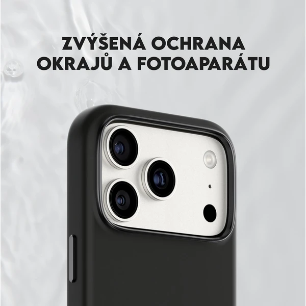 PanzerGlass® CARE Flow kryt s MagSafe Apple iPhone 17 Pro čierny - Puzdra - Obrázok FHDH000K01