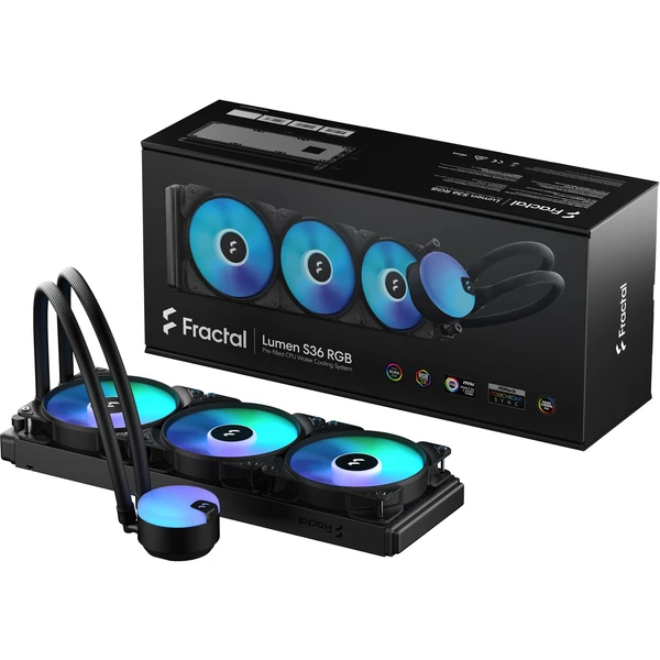 Fractal Design Lumen S36 v2 RGB vodné chladenie - Chladiče - Obrázok FHH8G00101