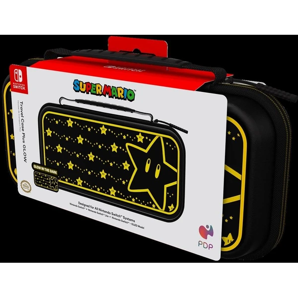 PDP Travel Case (GITD) Mario Super Star (Switch) - Puzdra - Obrázok FI76000J01