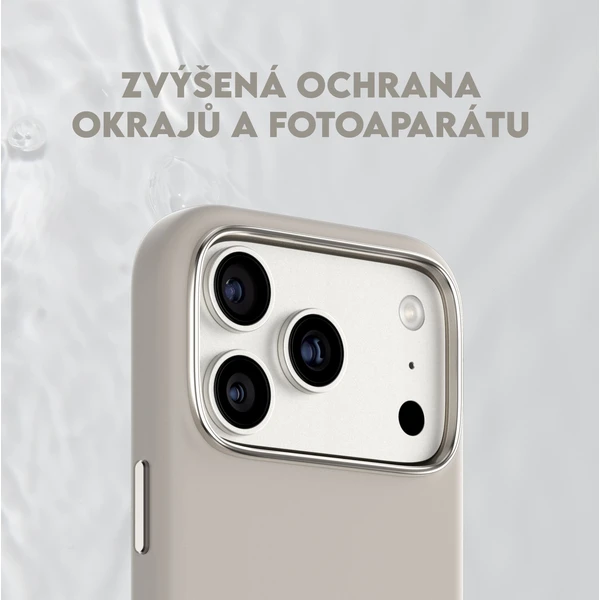 PanzerGlass® CARE Flow kryt s MagSafe Apple iPhone 17 Pro Vanilla - Puzdra - Obrázok FIDH000K01