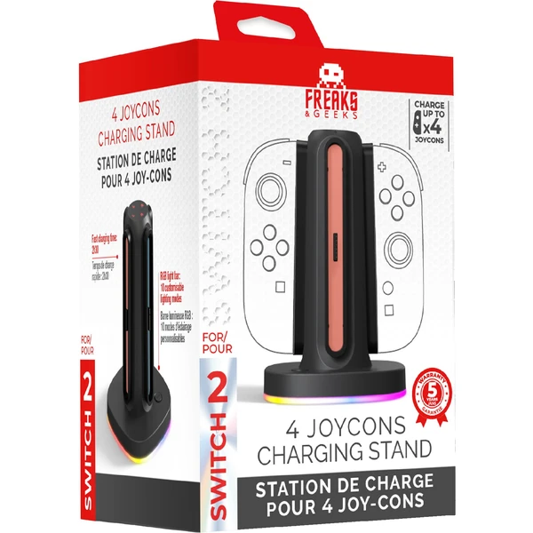 Nabíjacia stanica pre štyri ovládače Joy-Con 2 - Dokovacie stanice - Obrázok FJ0J000K01