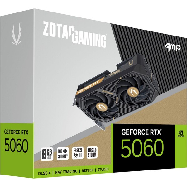 ZOTAC NVIDIA GeForce RTX 5060 AMP - Grafické karty - Obrázok FKLI000K01