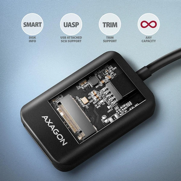 AXAGON ADM2-AM externý box - Externé boxy - Obrázok FL9M000K01