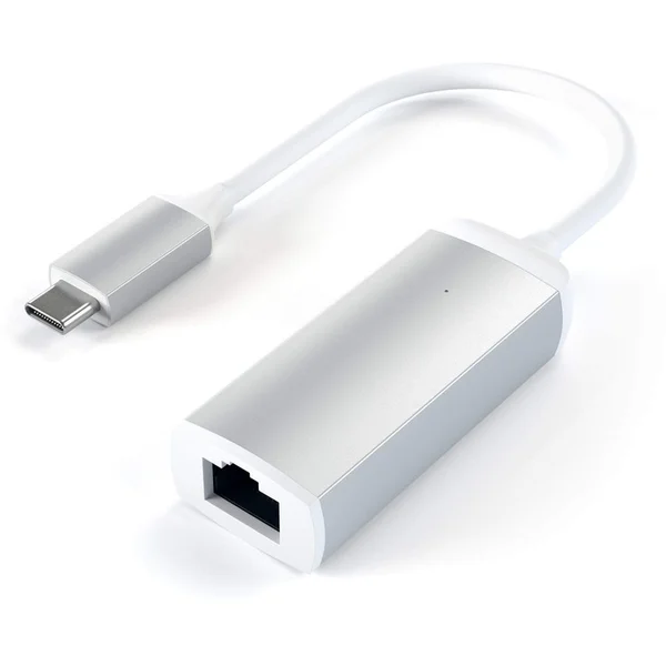 Satechi USB-C/RJ45 redukcia strieborná - Káble a redukcie - Hlavný obrázok