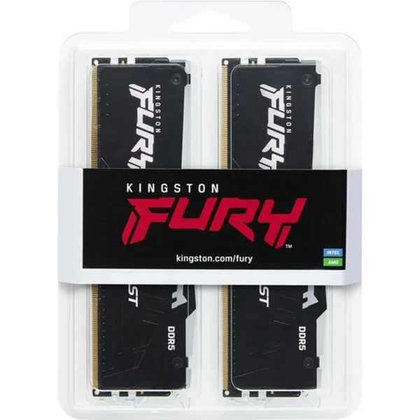 Kingston FURY Beast DDR5 32GB 6000MHz CL30 2x16GB RGB Čierna - Operačné pamäte - Obrázok FN40000J01