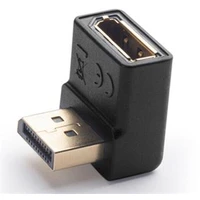 PremiumCord redukcia DisplayPort 1.2/DisplayPort 1.2 s zahnutým konektorom čierna - Káble a redukcie