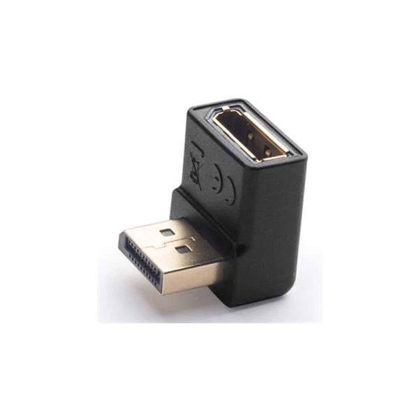 PremiumCord redukcia DisplayPort 1.2/DisplayPort 1.2 s zahnutým konektorom čierna - Káble a redukcie - Hlavný obrázok
