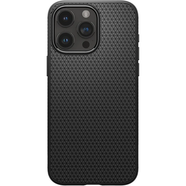 Spigen Liquid Air kryt iPhone 15 Pro matne čierny - Puzdra - Obrázok FPU8000601