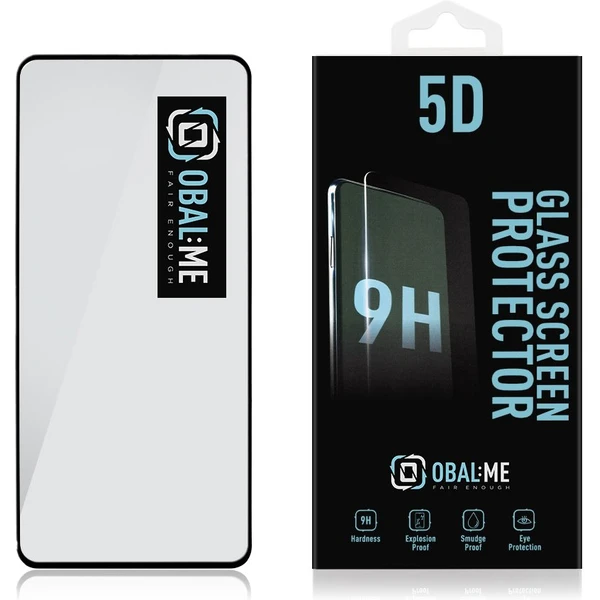 OBAL:ME 5D Tvrdené Sklo pre Honor Magic5 Lite čierne - Ochranné fólie a sklo - Obrázok FRX3000P01