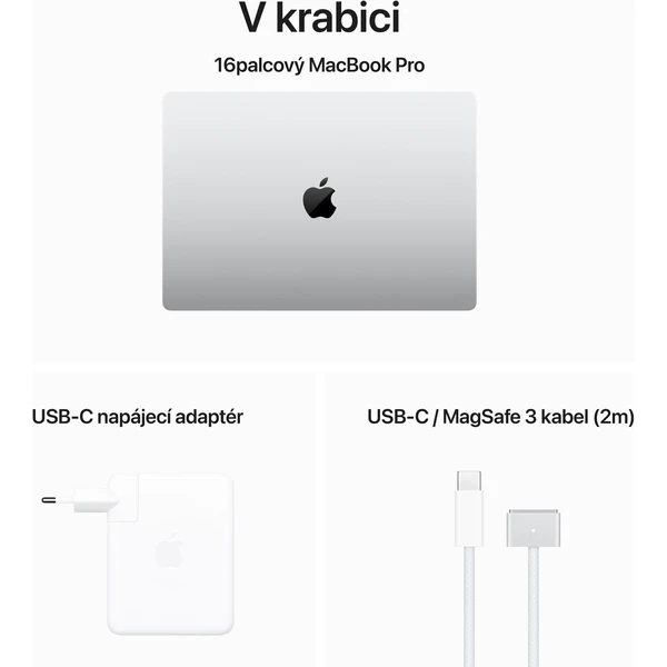 Apple MacBook Pro 16" / M3 Pro / 36GB / 512GB / strieborný - Notebooky - Obrázok FSC0000L01