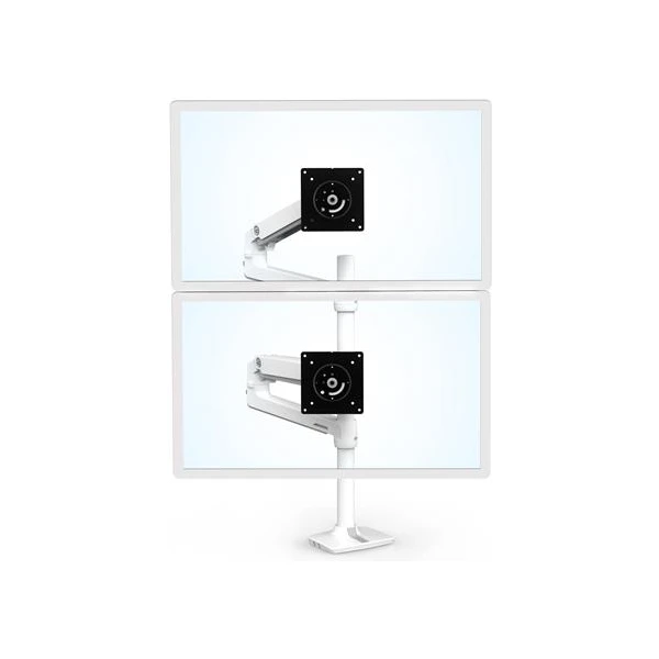 Ergotron LX Stolový stojan pre 2 monitory 40' biele - Držiaky pre obrazovky - Obrázok FSMB100501