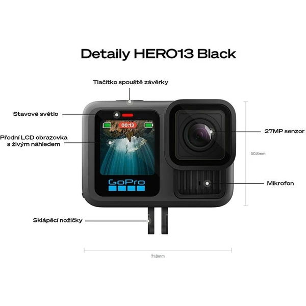 GoPro HERO13 Black + set objektívov série HB - Kamery - Obrázok FU2G000K01