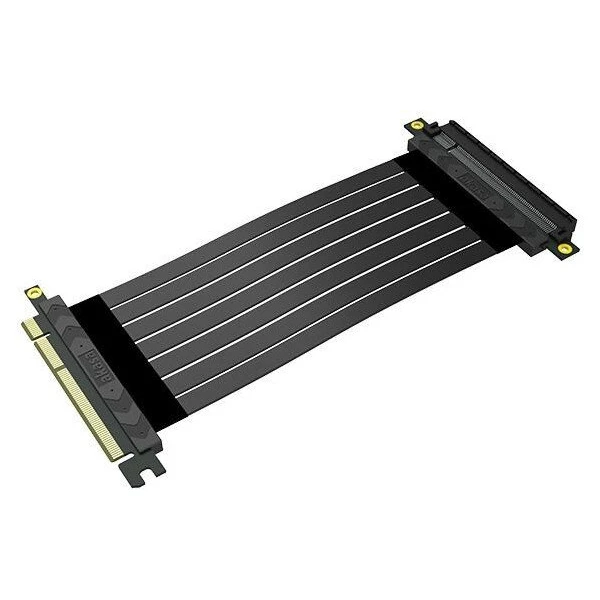 Akasa kábel RISER BLACK X2 Mark IV, premium PCIe 4.0 x16 Riser Cable, 20cm - Káble a redukcie - Obrázok FU4X600301