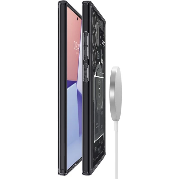Spigen Ultra Hybrid OneTap Metal Ring MagFit kryt Samsung Galaxy S24 Ultra zero one - Puzdra - Obrázok FU91000P01