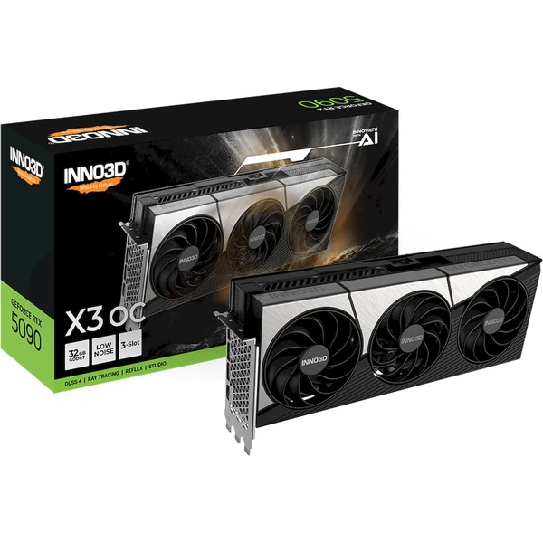 INNO3D NVIDIA GeForce RTX 5090 X3 OC - Grafické karty - Obrázok FUNH000K01