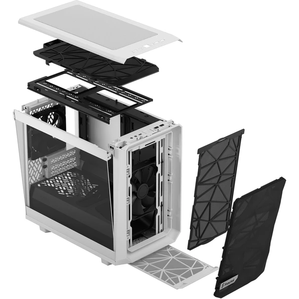 Fractal Design Meshify 2 Nano White TG Clear Tint - Počítačové skrine - Obrázok FV6A000601
