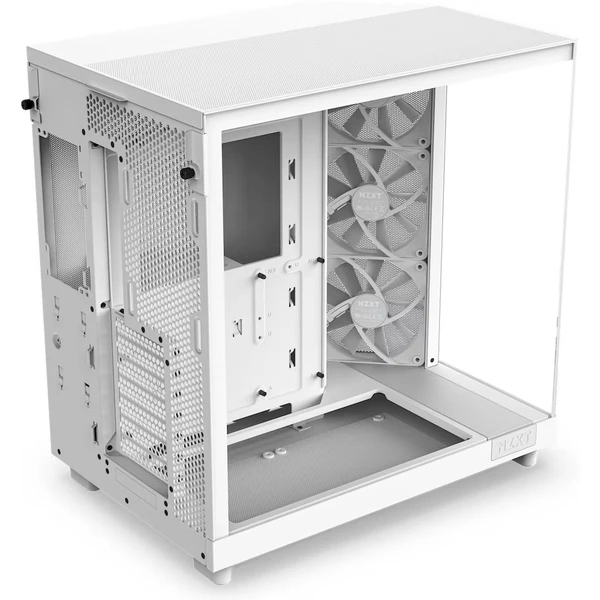 NZXT H6 Flow biela - Počítačové skrine - Obrázok FVGA000L01