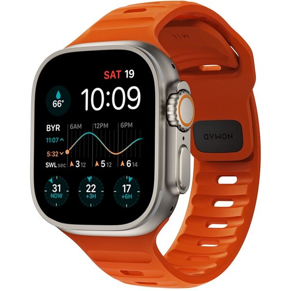 Nomad Sport Strap M/L remienok pre Apple Watch Ultra 49/45/44/42 mm Ultra Orange