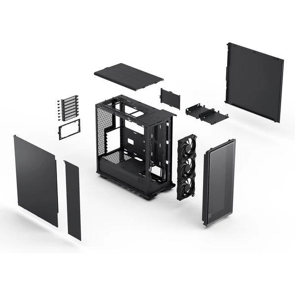Fractal Design Epoch Black Solid - Počítačové skrine - Obrázok FX9F000K01