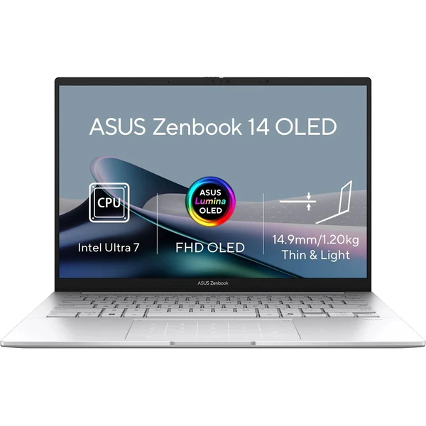 ASUS ZenBook 14 (UX3405CA-OLED237W) strieborný - Notebooky - Hlavný obrázok