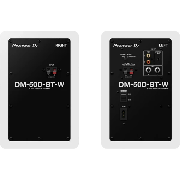 Pioneer DJ | AlphaTheta DM-50D-BT-W bezdrôtové reproduktory biele - Reproduktory - Obrázok FXPI000K01