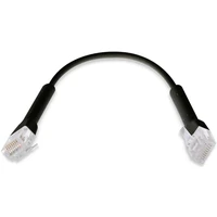 Ubiquiti UniFi RJ45/RJ45 Cat6 patch kábel 0,22m čierny - Káble a redukcie