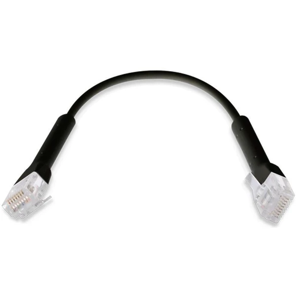 Ubiquiti UniFi RJ45/RJ45 Cat6 patch kábel 0,22m čierny - Káble a redukcie - Hlavný obrázok