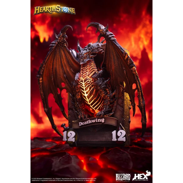 Soška HEX Collectibles Blizzard: Hearthstone - Deathwing 3D Art Frame - Sochy a sošky - Obrázok FXWF000K01
