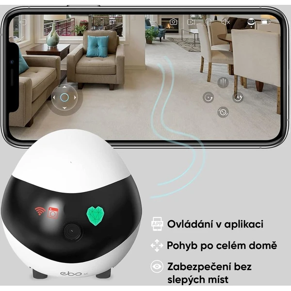 Enabot EBO SE biela - IP kamery - Obrázok FY8L000K01