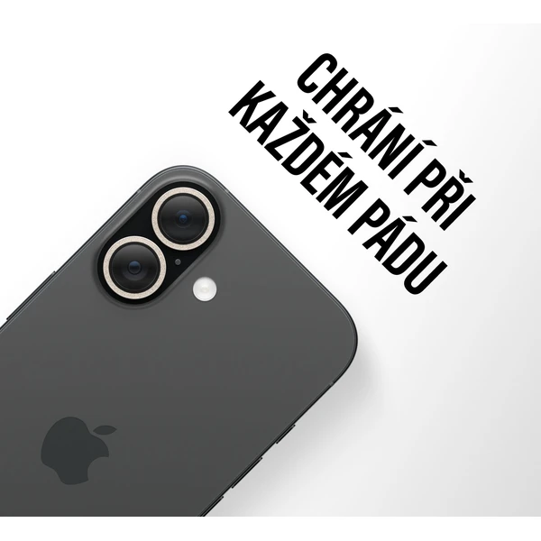 PanzerGlass® Hoops skla Apple iPhone 17/16/16 Plus trblietavo zlaté - Ochranné fólie a sklo - Obrázok FYEH000K01