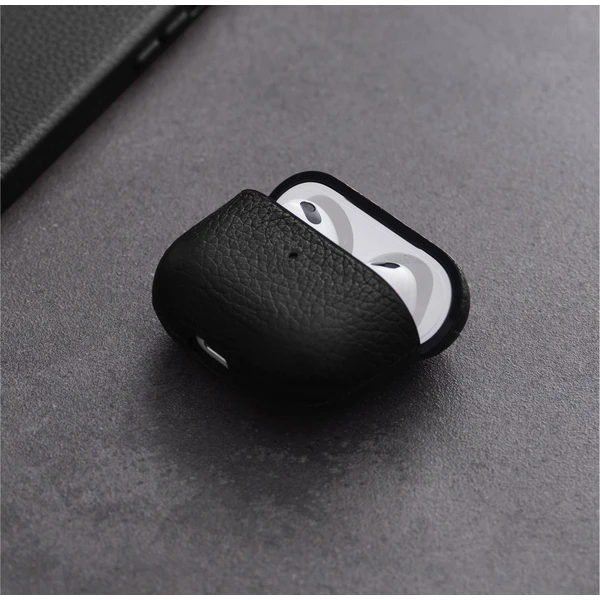 Woolnut kožené púzdro pre AirPods 3. generácie čierne - Puzdra - Obrázok FYJR100501