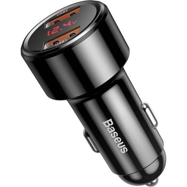 Baseus Magic 45W nabíjačka do auta čierna - Nabíjačky - Obrázok FYTL000K01