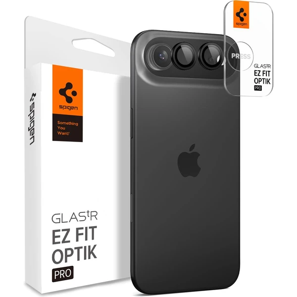 Spigen Glass TR EZ Fit Optik Pro sklá iPhone Air black (2 ks) - Ochranné fólie a sklo - Hlavný obrázok