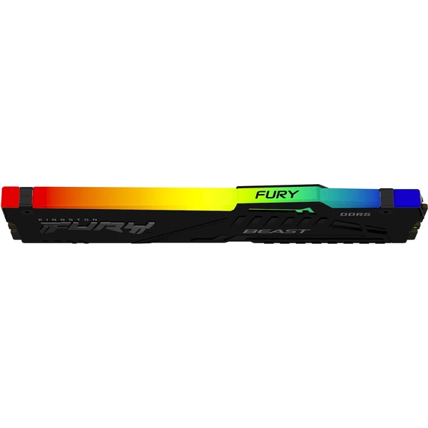 Kingston FURY Beast Black RGB DDR5 32GB 6400MT/s CL32 DIMM (1x32GB) EXPO/XMP - Operačné pamäte - Obrázok FZHE000K01