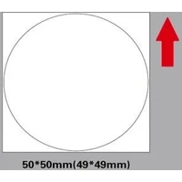 Niimbot štítky R 50x50mm 150ks Round pre B21, B3S, B1 biele - Pásky pre štítkovače